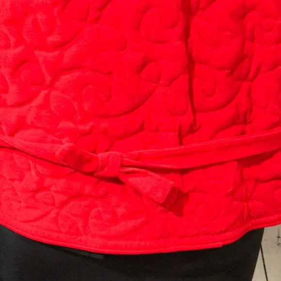 NWOT Elizabeth Jane corduroy textured vest 100% cotton - Picture 6 of 10